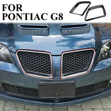 Carbon fiber exterior front honeycomb grille frame cover trim fit For Pontiac G8 picture