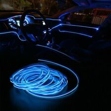 2m Blue LED Car Interior Decorative Atmosphere Wire Strip Light Accessories US picture