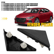 2pcs Side View Mirror Fender Corner Trim Cover For Hyundai Elantra 2017-2020 picture