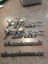 1971 1972 1973 1974 Ford Pinto ORIG FENDER or TRUNK 'PINTO' EMBLEM NAME PLATE picture