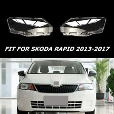 Clear Front Headlight Lens Headlamp Shell Cover Cap For Skoda Rapid 2013-2017 picture