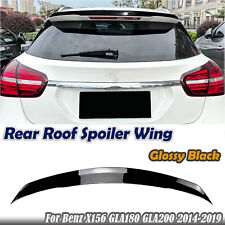 Rear Bumper Trunk Roof Spoiler Wing For Benz X156 GLA250 GLA45 AMG 2014-19 Black picture