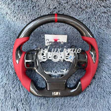 For Lexus IS 250 200 350 200 ISF GS RC F Red Carbon fiber steering wheel W/Trim picture