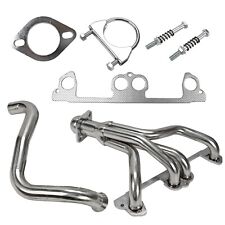 Stainless Manifold Exhaust Header+ Pipe Fit For Jeep Wrangler TJ 1997-99 2.5L L4 picture