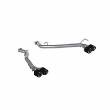 Fits 2020-2024 Ford Explorer 2 1/2in. Axle Back; Dual Rear Exit; T304 - S52033CF picture