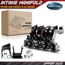 New Intake Manifold w/ Gasket Thermostat O-Ring for Ford Lincoln Mercury V8 4.6L picture