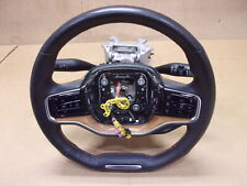 2022 Jeep Grand Wagoneer Black Leather Steering Wheel w/ Steering Column OEM picture