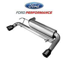 2021-2023 Bronco 2.7L Ford OEM M-5230-BR7SB Axle Back Dual Exhaust w Black Tips picture
