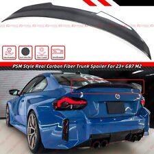 FOR 2022-2024 BMW G42 2 SERIES M240i G87 M2 PSM STYLE CARBON FIBER TRUNK SPOILER picture