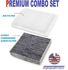 AIR FILTER & CHARCOAL CABIN AIR FILTER AF5655 C35667 TOYOTA COROLLA YARIS MATRIX picture
