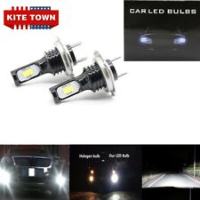 2PC NEW H7 3030 LED High Low Beam Headlights Lamp 6000K SUPER WHITE 55W 8000LM picture