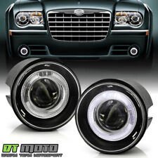 2005-2010 Chrysler 300C 08-09 Dodge Caliber LED Halo Projector Fog Lights Lamps picture