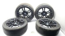 2010-2017 BMW 550I GT F07 WHEEL RIMS W/ TIRES 20'' OEM PAINTED BLACK M SERIES. picture