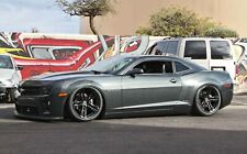 20X10 20x11 Staggered BLACK Rims 5X120 FIT Chevrolet Camaro LT LS SS ZL1 1LE picture