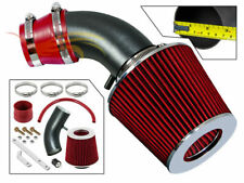 BCP RW RED For 01-05 Hyundai Accent 1.6L L4 Air Intake Kit System +Filter picture