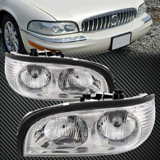 Headlights Set Chrome with Performance Lens For 97-2005 Park Avenue Ave picture