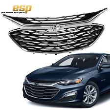 3PCS Upper&Lower Grille W/ Chrome For 2019-2020 Chevrolet Malibu picture