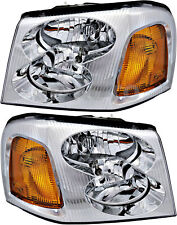 For 2002-2009 GMC Envoy Headlight Halogen Set Driver and Passenger Side picture