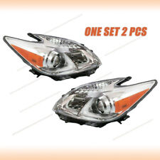 Headlights Headlamps Driver Passenger Pair For 2012 2013 2014 2015 Toyota Prius picture