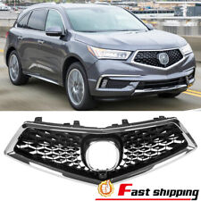 Fit 2017-20 Acura MDX 2018 2019 Front Upper Grille Grill Assembly W/Chrome Trim picture