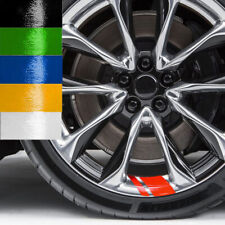 6x Universal Fit Sport Race Car Wheel Rim Hash Mark Stripe Overlay Decal Sticker picture