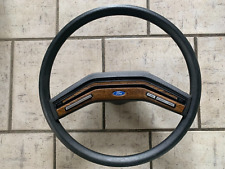78-86 FORD TRUCK F150 F350 STEERING WHEEL WOODGRAIN CRUISE EXCELLENT CONDITION picture