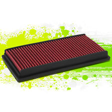 Washable High Flow Drop-In Panel Air Filter Red for Benz R/S/SL 63 AMG 07-15 picture