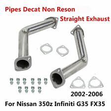 Exhaust Pipe Straight Exhaust FITS Nissan 350z Infiniti G35 FX35 picture