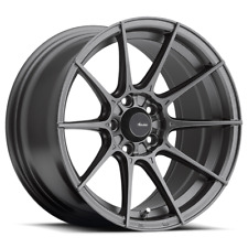1 New Matte Grey Advanti Racing Storm S1 15X7 35 4-100 Wheel picture