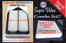 Premium Quality Engine & Cabin Air Filter for HONDA CRV 10-11 CR-V AF6119 C35519 picture