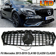 Black Front Grille Grill LED For Mercedes W117 CLA45 AMG CLA200 CLA250 2013-2019 picture