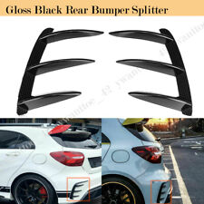 Gloss Black Car Rear Bumper Splitter Spoiler Fit Mercedes Benz W176 A250 A45 AMG picture