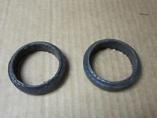 55-75  CHEVY EXHAUST MANIFOLD  GASKET  PIPE DONUTS  V-8 + 6 CYL =  2 INCH I.D.  picture