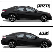 Chrome Delete Blackout Overlay for 2018-24 Toyota Camry Window Trim picture