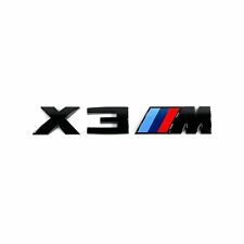 X3 Series Gloss Black Emblem X3M Number Letters Rear Trunk Badge picture