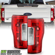 2017-2019 Ford F250 F350 SuperDuty w/o Blind Spot w/o LED Tail Lights Lamps Pair picture