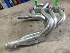 Custom Step Headers Dart Buick Head SBC Coated Chevy 3.5” Merge Collectors USED picture