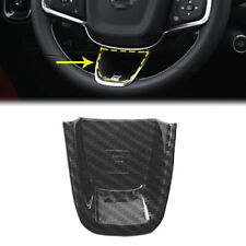 Inner Steering Wheel Decor Cover trim For Volvo XC40 18-20 Carbon Fiber Color picture