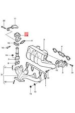 NEW VW SEAT SKODA CADDY DERBY GOL EXHAUST RECIRCULATION VALVE 028131501K picture