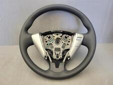 For 13-16 Nissan Sentra 15-16 Versa Note Black Vinyl Steering Wheel w Cruise picture