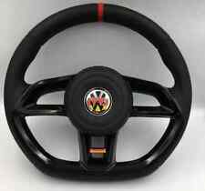 Steering Wheel VW Golf Jetta Mk2 Black Mk7 Style vocho bug fox red ring picture