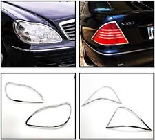 Benz S W220 2002~2005 S320 S350 S430 S500 S55 Chrome bezel for head & tail light picture