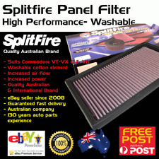 Splitfire Hi-Flow Washable Panel Air Filter Fits Commodore VT-VZ 3.8L V6 5.7L V8 picture