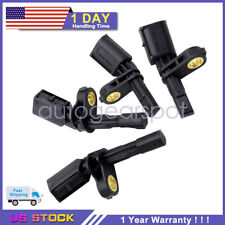 4 ABS Wheel Speed Sensor Front Rear Left & Right Fits for Audi & Volkswagen Set picture