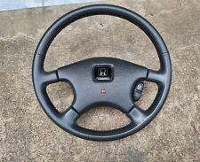 Rare JDM Honda Ascot (CB) 1989–93 Leather steering wheel Grey picture