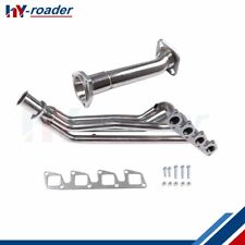 SS 4-1 Exhaust Header Manifold for Nissan 240sx 89-94 for S13 Silvia 2.4L New picture