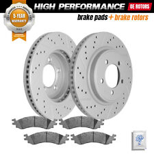 Front Drilled Brake Rotors + Ceramic Pads For Ford Explorer Mercury Mountaineer picture