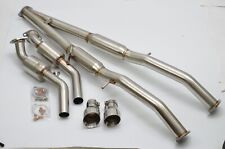 1320 Performance Exhaust System & Midpipe w/Polish Tips For 16-20 Infiniti Q50 picture
