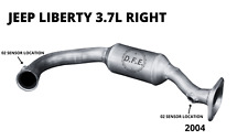 FITS: 2004 JEEP LIBERTY FRONT RIGHT 3.7L CATALYTIC CONVERTER picture