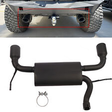 Dual CatBack Exhaust Muffler System Fits 07-17 Jeep Wrangler JK 2/4DR 3.6L/3.8L picture